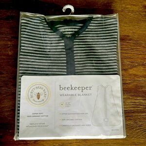 ￼ Burts bees, baby sleep, sack, wearable, blanket, size medium 6-12 M